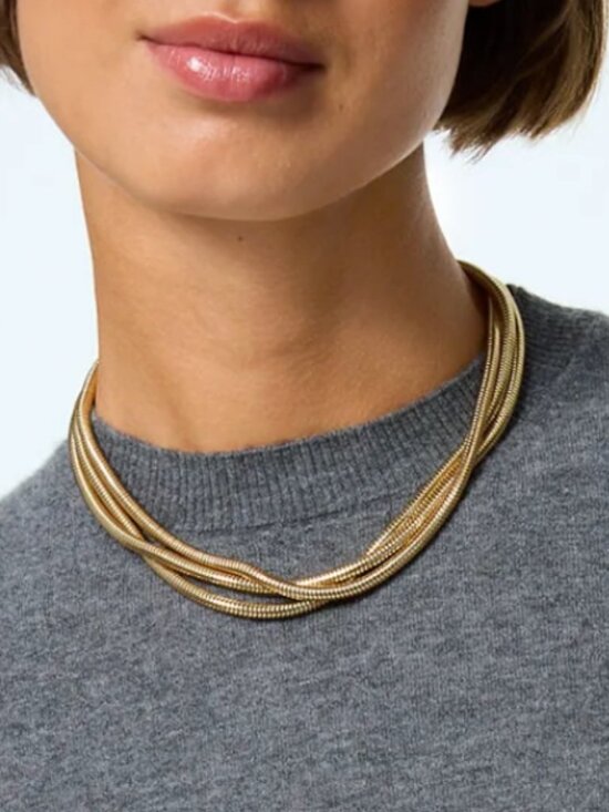 Roxanne Assoulin Jewelry - Roxanne Assoulin The Short Snake Chain Necklace